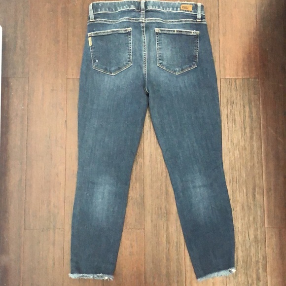 Paige Hoxton Ankle Jeans Raw Hem - Picture 2 of 8